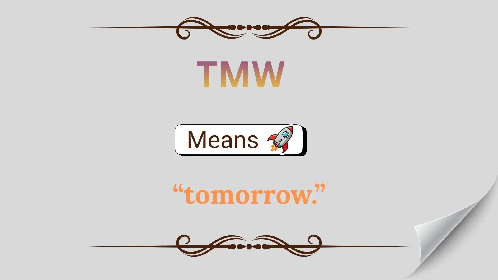 TMW Meaning in Text