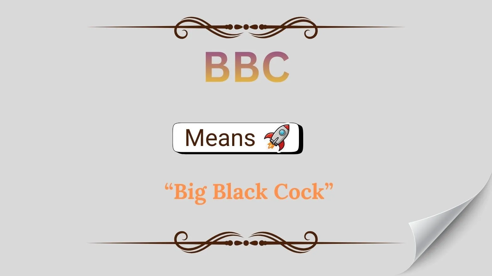 BBC Meaning in Text