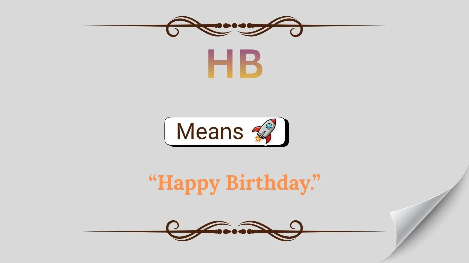 HB Meaning in Text