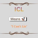 ICL Meaning in Text