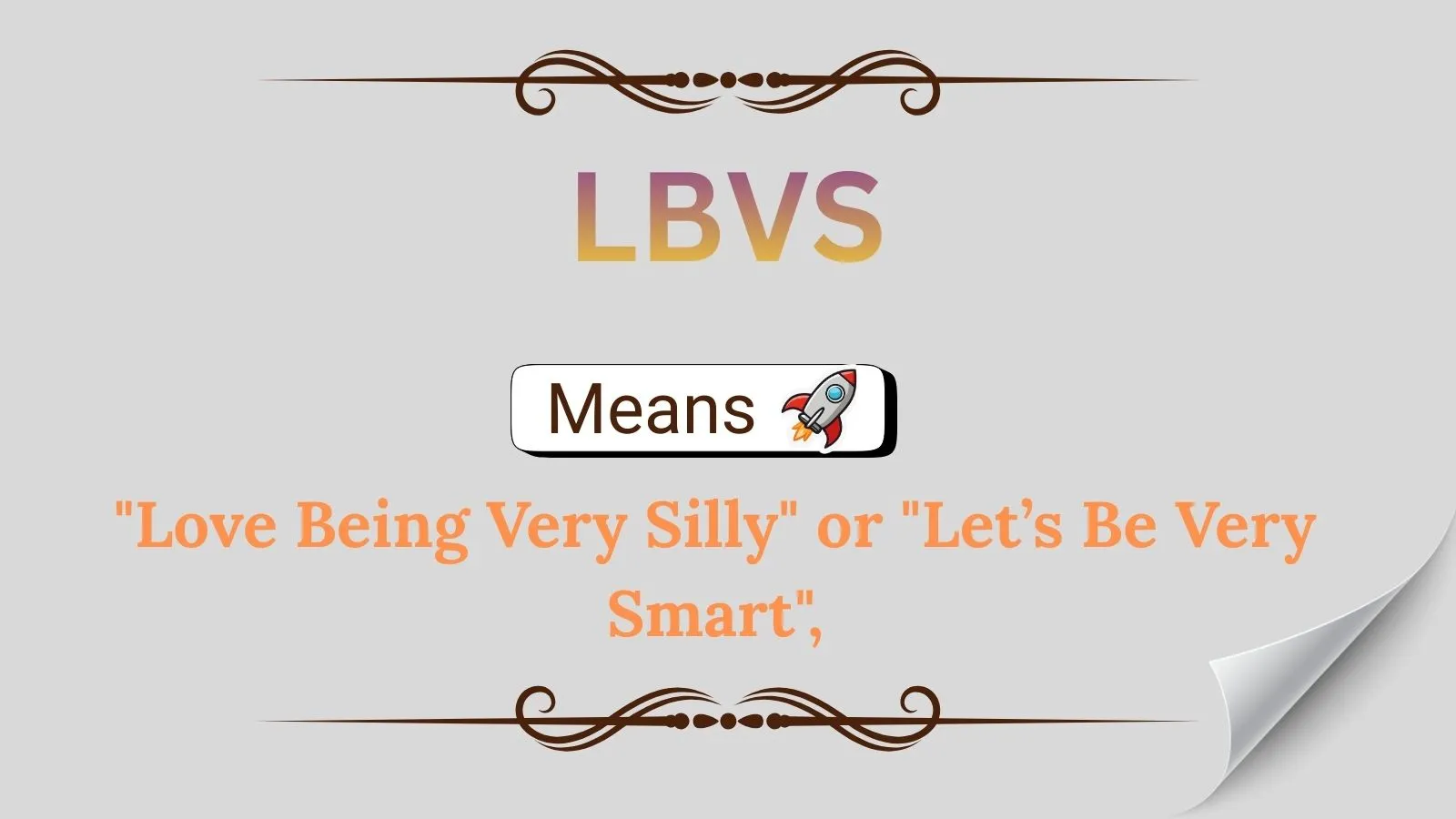 LBVS Meaning in Text