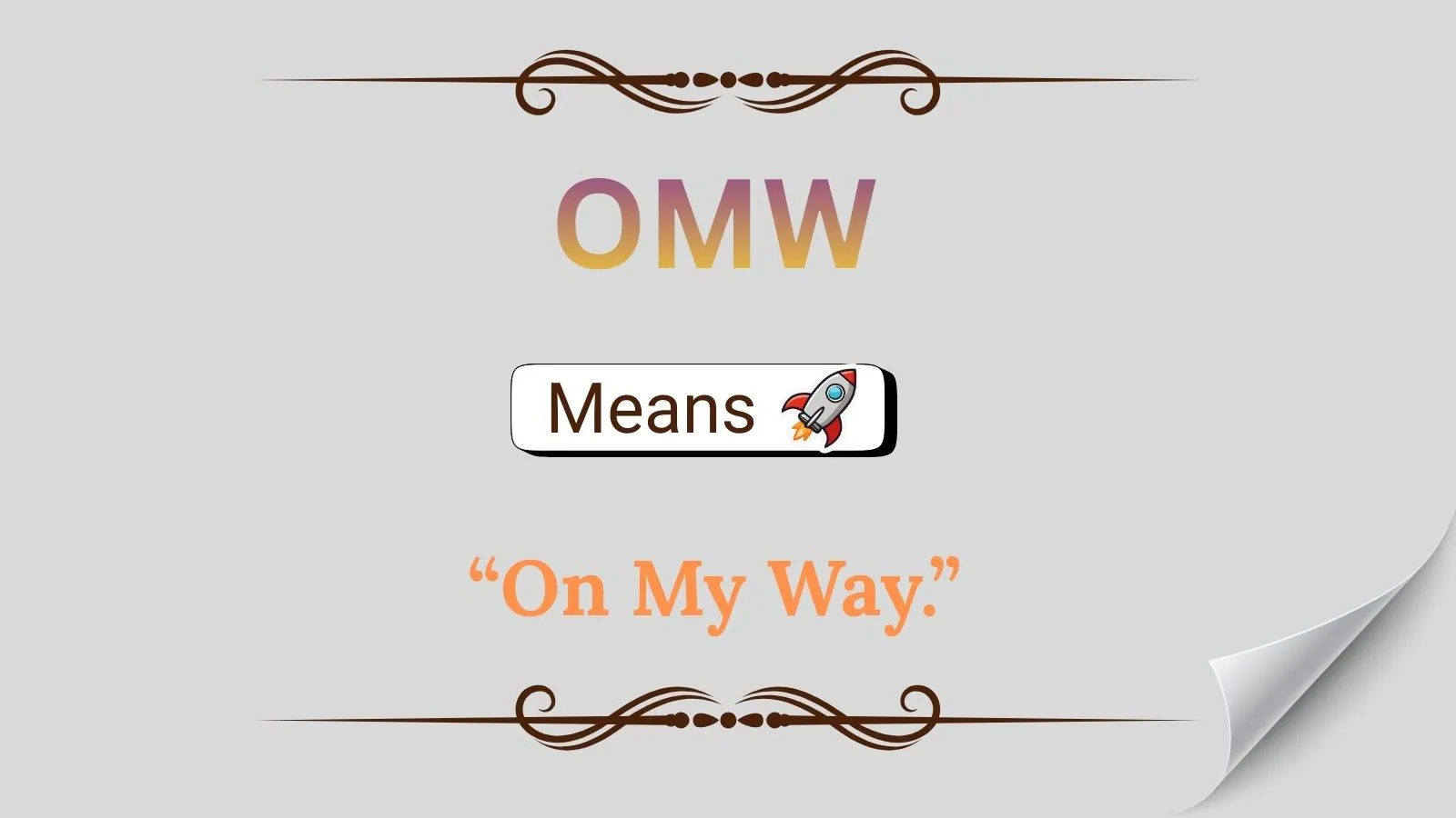 OMW Meaning in Text