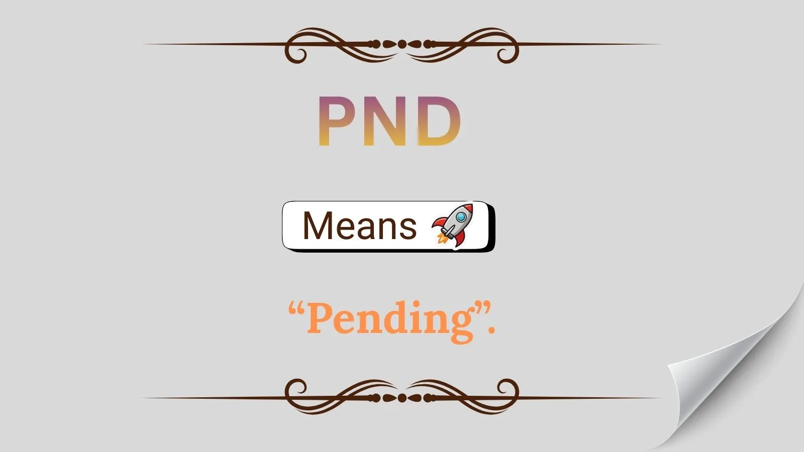 PND Mean in Text