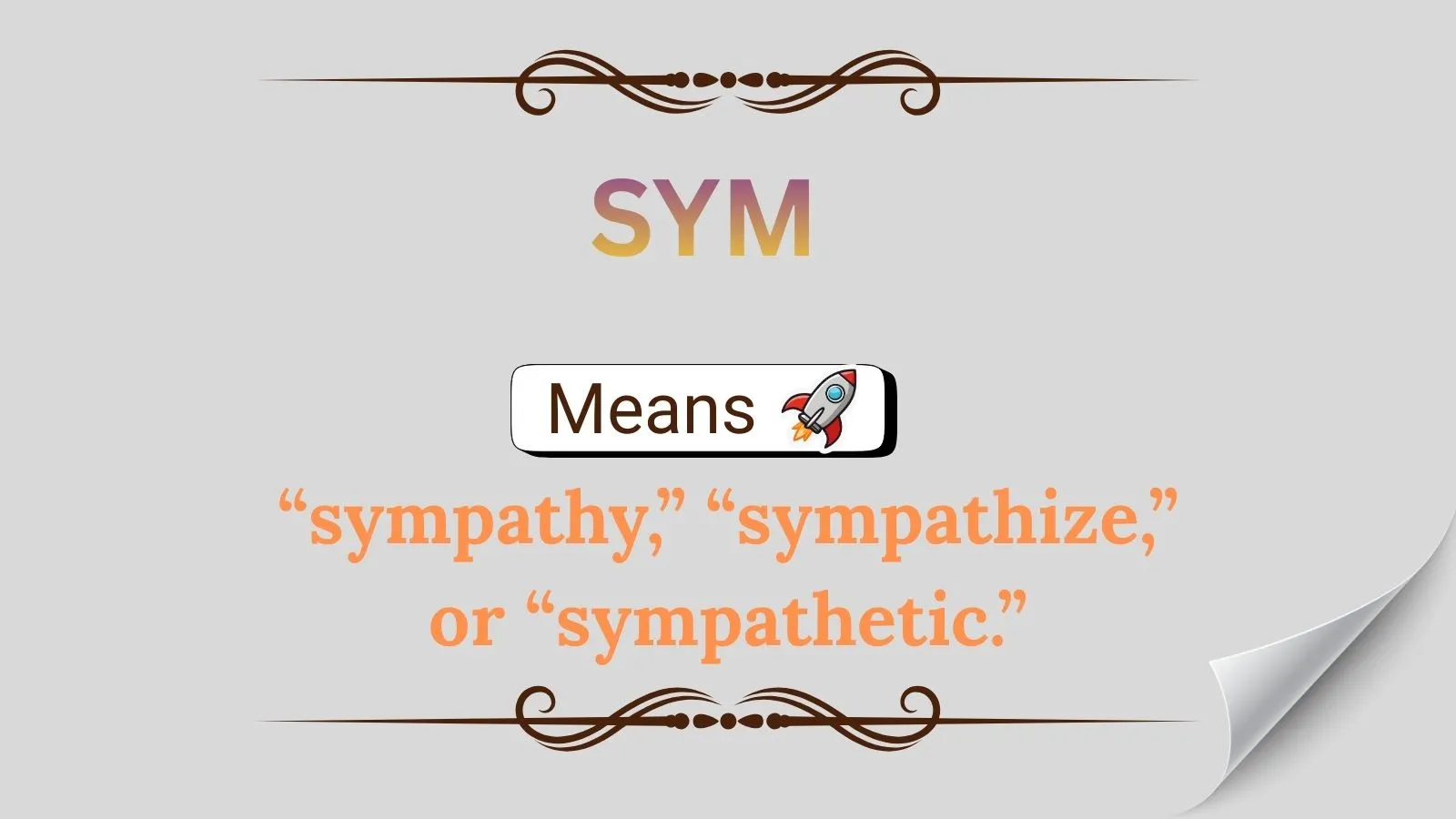 Sym Meaning in Text