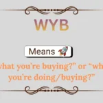 WYB Meaning in Text