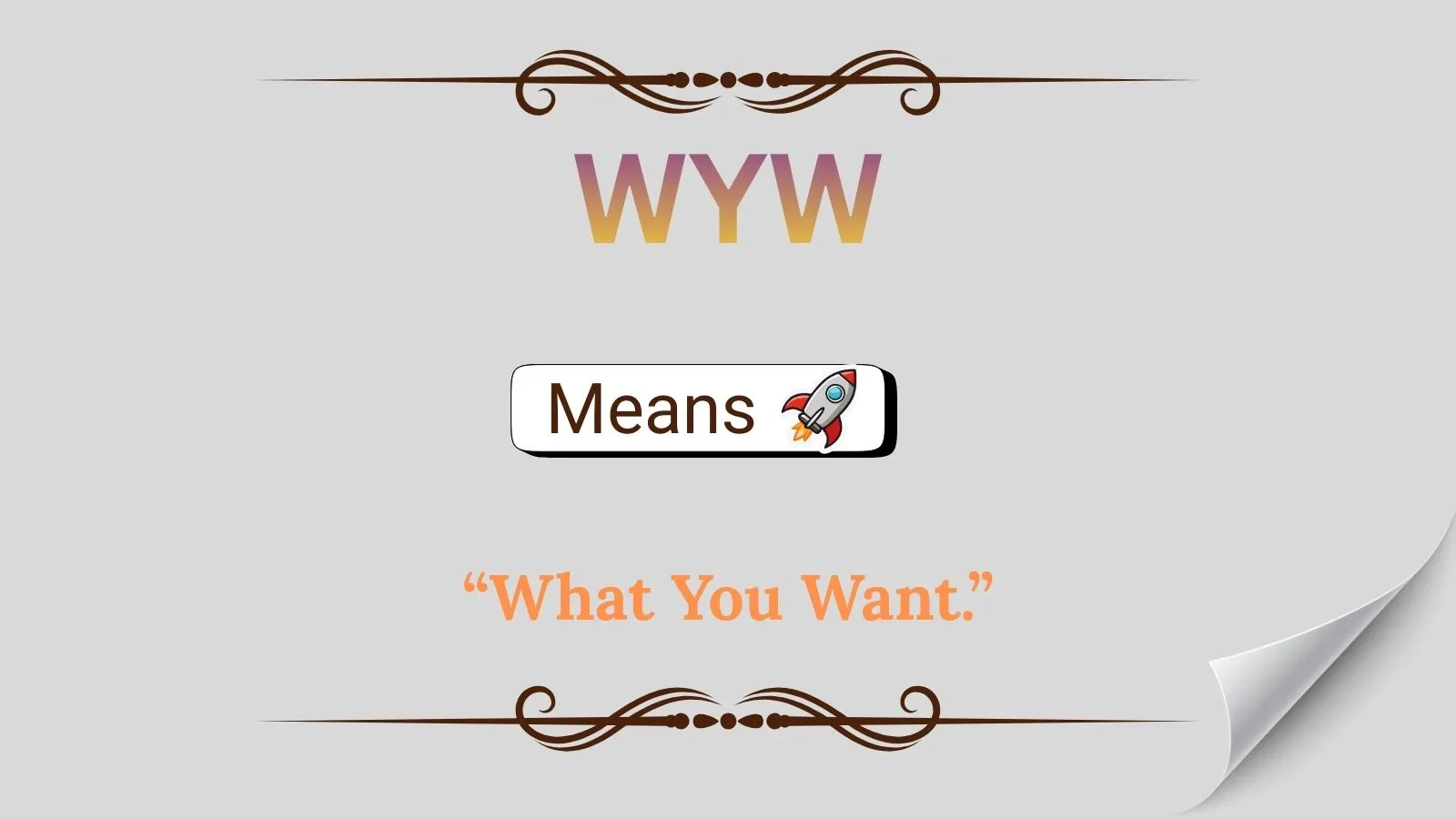 WYW Meaning in Text