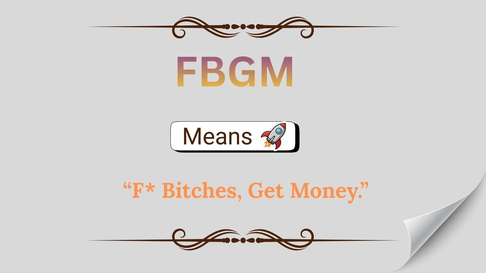 FBGM Meaning in Text