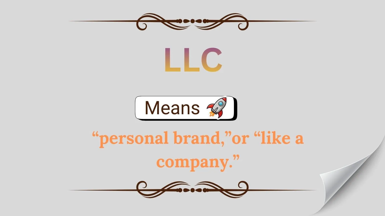 LLC Meaning in Text