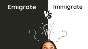 Emigrate vs Immigrate