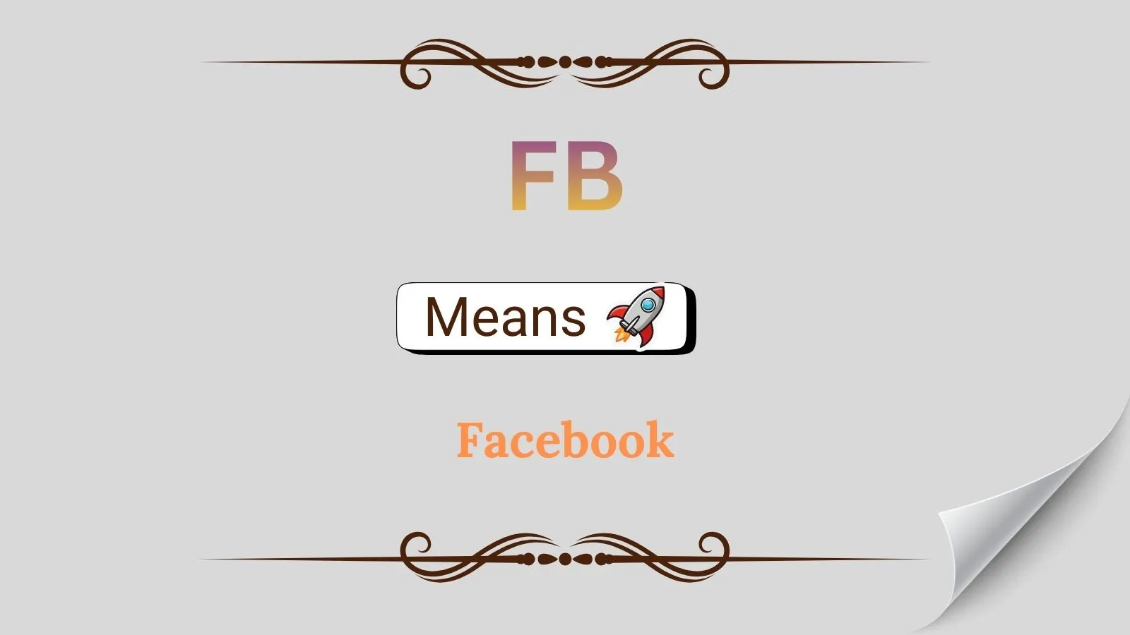 FB Meaning in Text