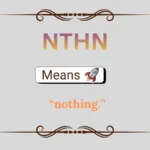Nthn Meaning in Text
