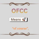 OFCC Meaning in Text