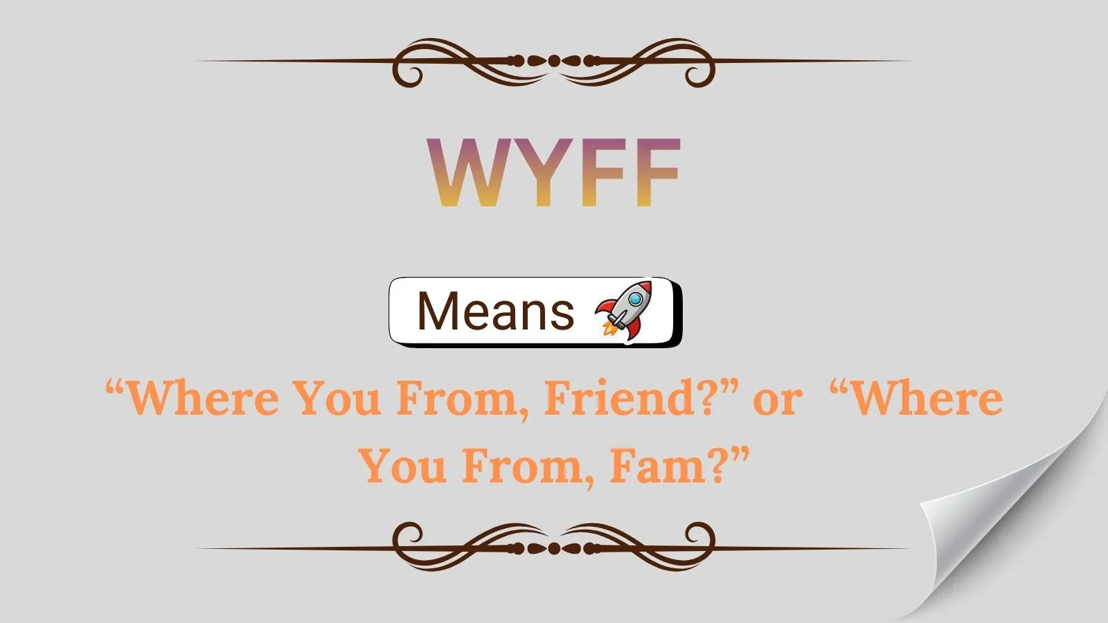 WYFF Meaning in Text