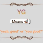 YG Mean in Text