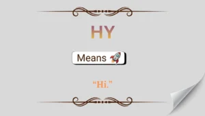 Hy Meaning in Text