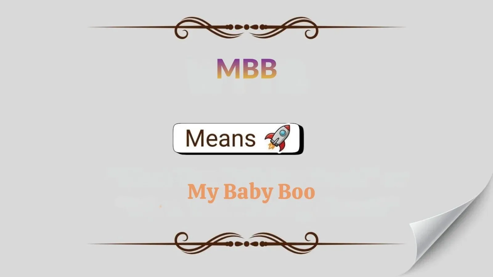 MBB Meaning in Text