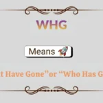 WHG Mean in Text