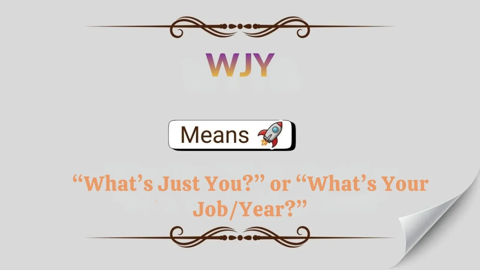 WJY Meaning in Text